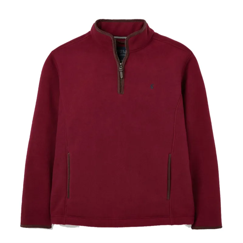 Joules Coxton Clean Look Fleece With Cord Trims - Port